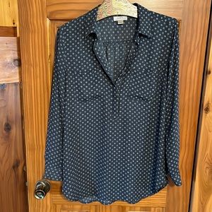 Loft tunic patterned blouse